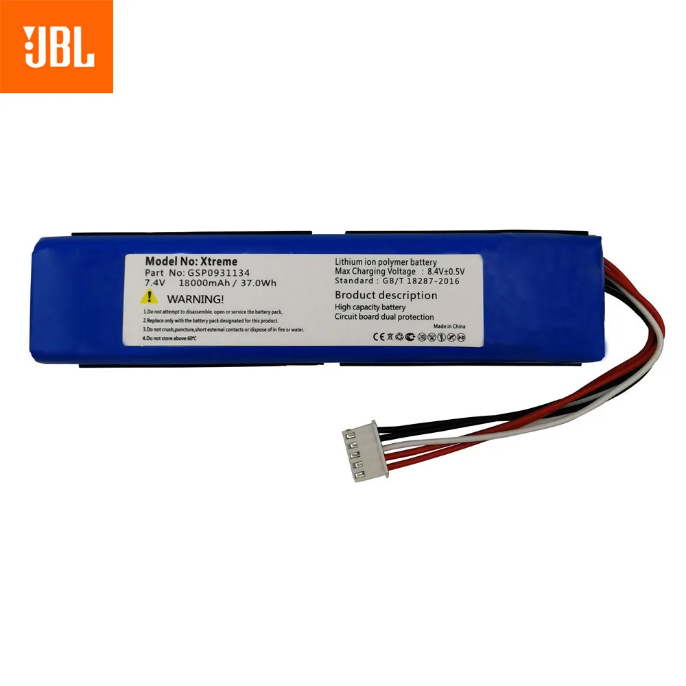 Bater&iacute;a 100% Original para JBL xtreme1 extreme Xtreme 1 GSP0931134, 18000mah, 37.0Wh, n&uacute;mero de seguimiento con herramientas-1