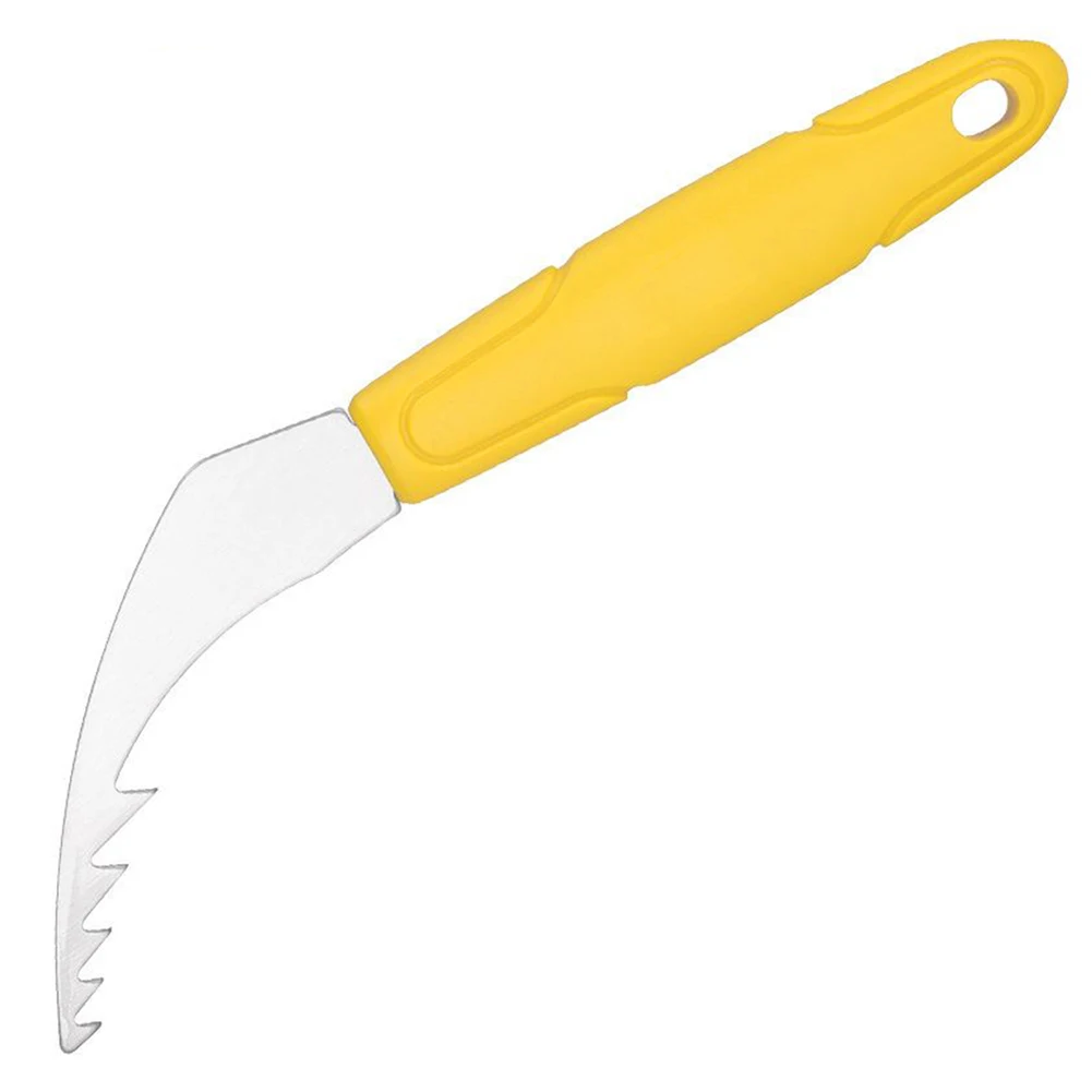 

Manual Garden Weeding Sickle Sharp Stainless Steel Machete Knife Non-Slip Handle Hand Scythe For Weeding Garden Pruning Tools