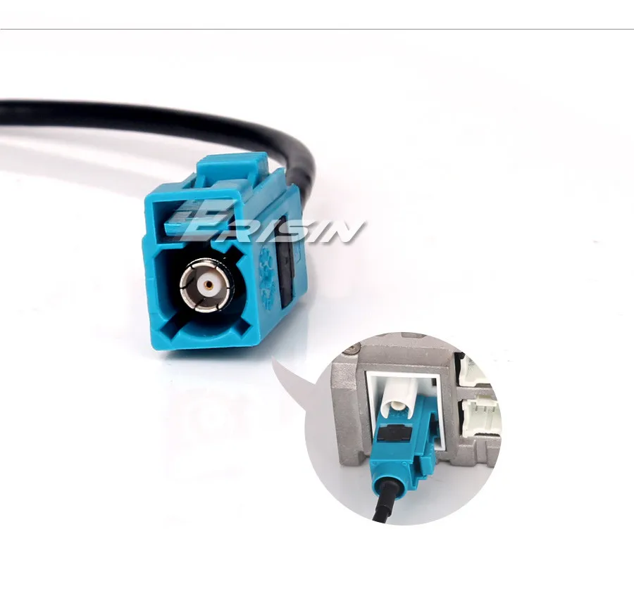 040 Erisin женский Fakra в ISO радиоприемник антенна конвертер адаптер для автомобиля