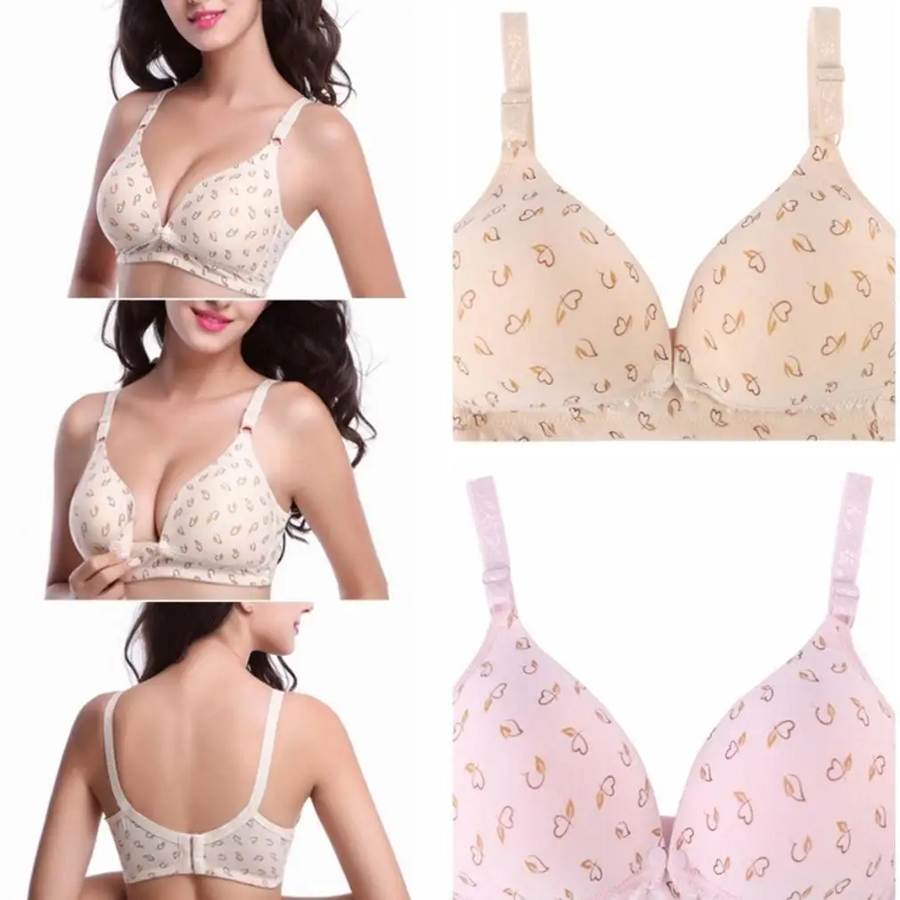 

Breast Feeding Maternity Nursing Pringting Bra Mothers Clothing For Pregnant Women Breastfeeding Bra