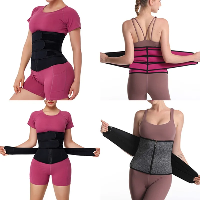 

Women Waist Trainer Thermo Sweat Belts Loss Weight Fitness Tummy Corset Body Shaper Compression Trimmer Modeling Strap