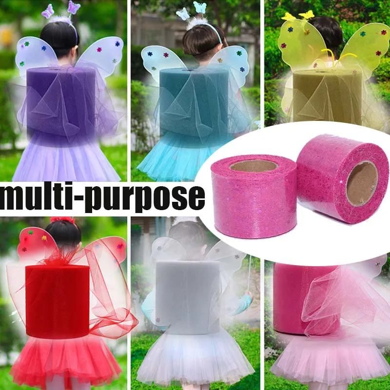 Блестящая ткань для платья-пачки 25 ярдов | Дом и сад