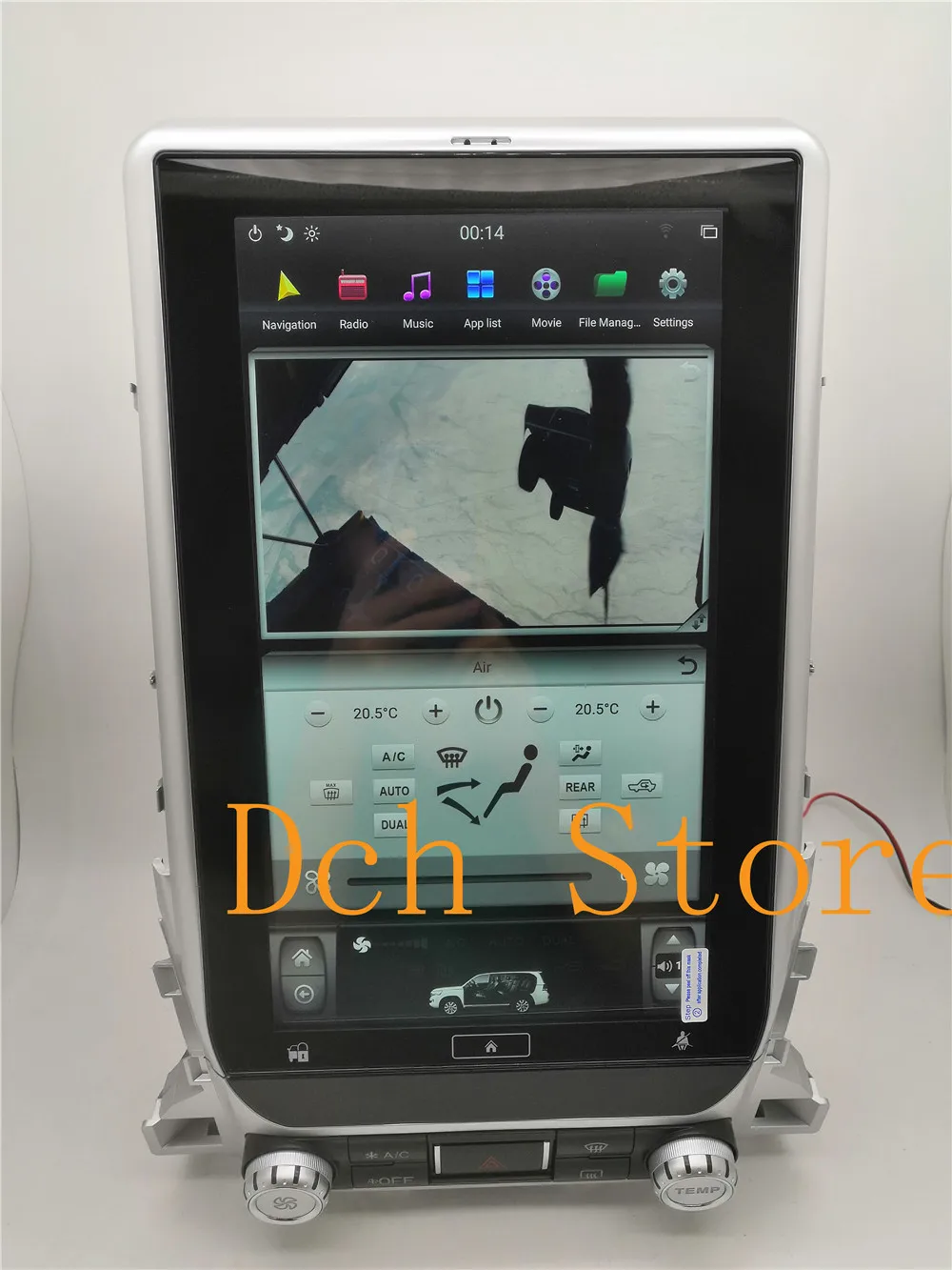 13,6 дюймов вертикальный tesla стиль Android автомобильный DVD gps навигатор для Toyota LandCruiser land cruiser LC200 PX6