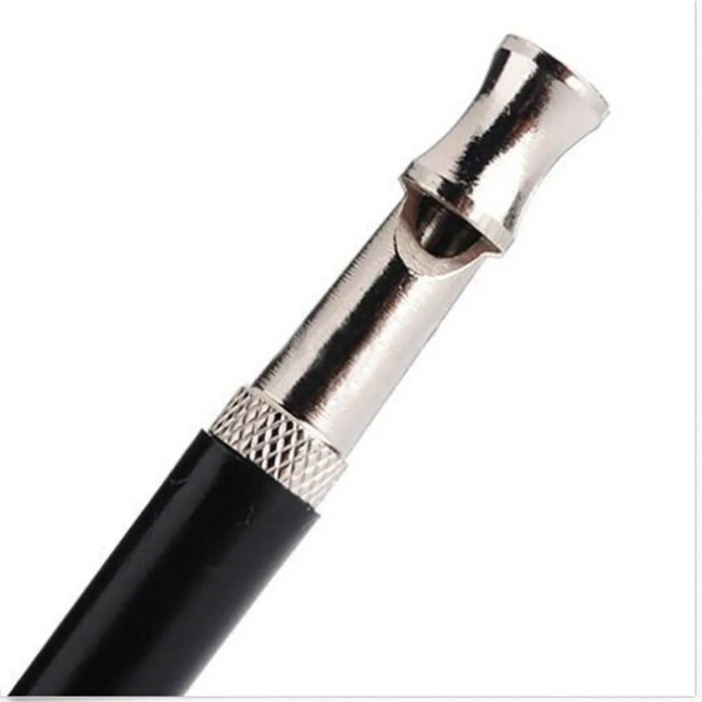 

New 1pcs Black Two-tone Ultrasonic Flute Dog Whistles for Training Sound Whistle Obedience Pet Puppy Dog Whistle