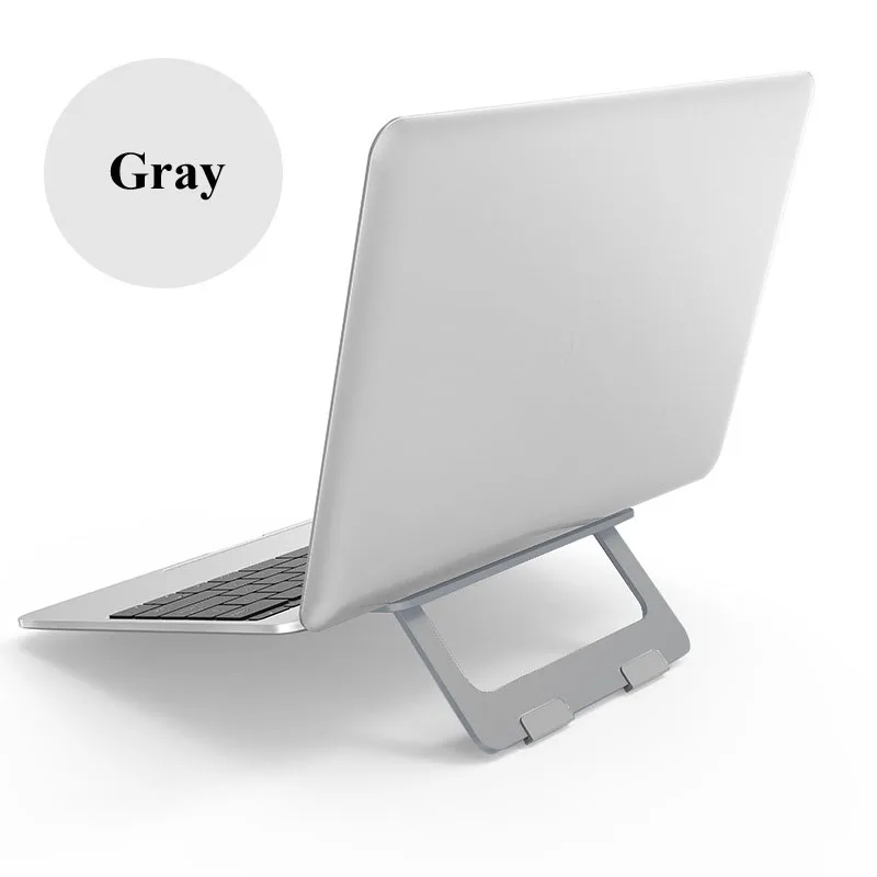 Складная подставка для ноутбука Macbook Pro Алюминиевый Регулируемый Настольный держатель для планшета настольная подставка для мобильного телефона для iPad Air notebook