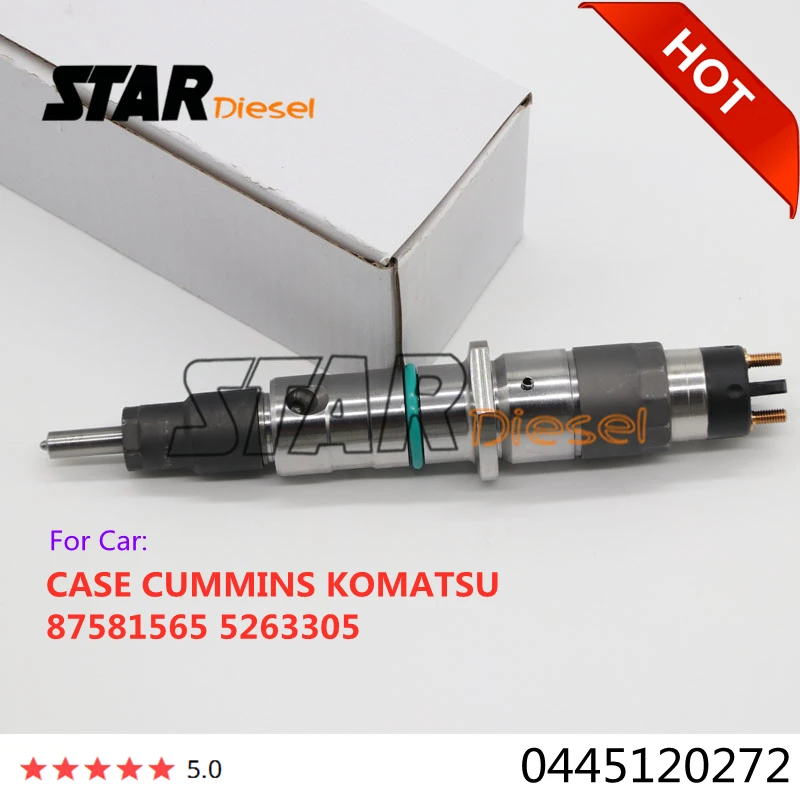

0445120272 Common Rail Injection Set 0445 120 272 Injector Nozzle Assembly 0 445 120 272 For Cummins 87581565 5263305