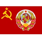 Флаг СССР Yehoy, подвесной 90*150 см, Советский Союз, СССР для украшения