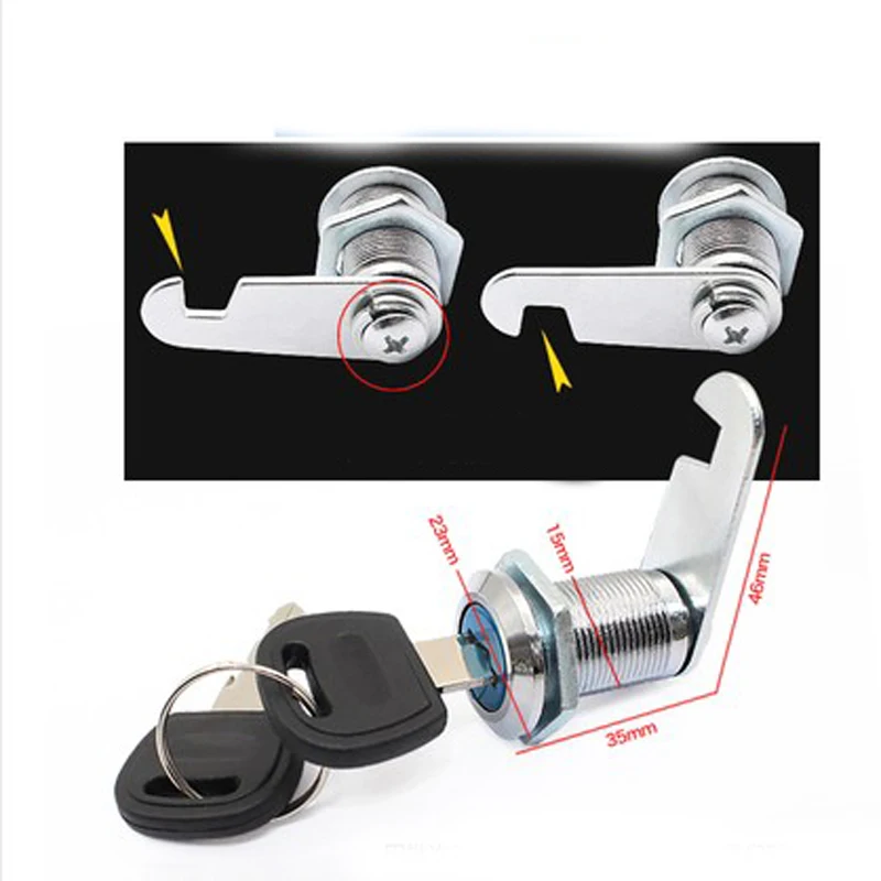 Электрический трехколесный замок с полной коробкой для багажника автомобиля