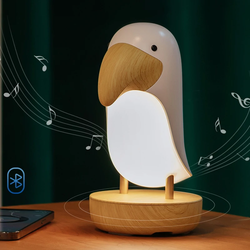 Светодиодный ночник Toucan Bird с USB-зарядкой светильник для спальни настольная лампа