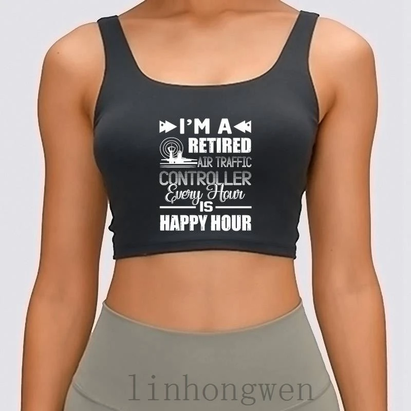 

Авиадиспетчер Женская майка Топ со смешным рисунком; Сезон весна-осень; Свободная хлопковая костюм евро Размеры S-XL дизайнерские OutfiTank Топ