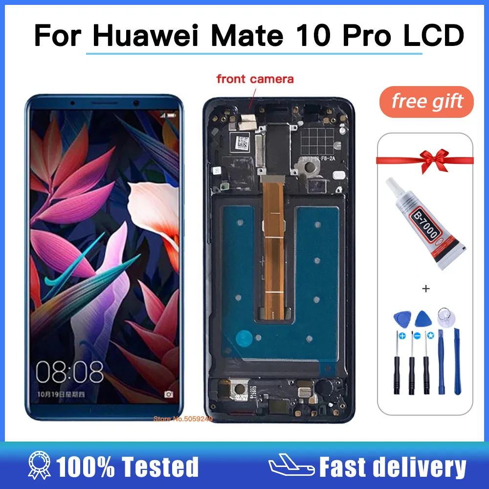 

AMOLED для Huawei Mate 10 Pro BLA-L09 BLA-L29 LCD дисплей с рамкой сенсорный экран дигитайзер для mate10 pro LCD сборка