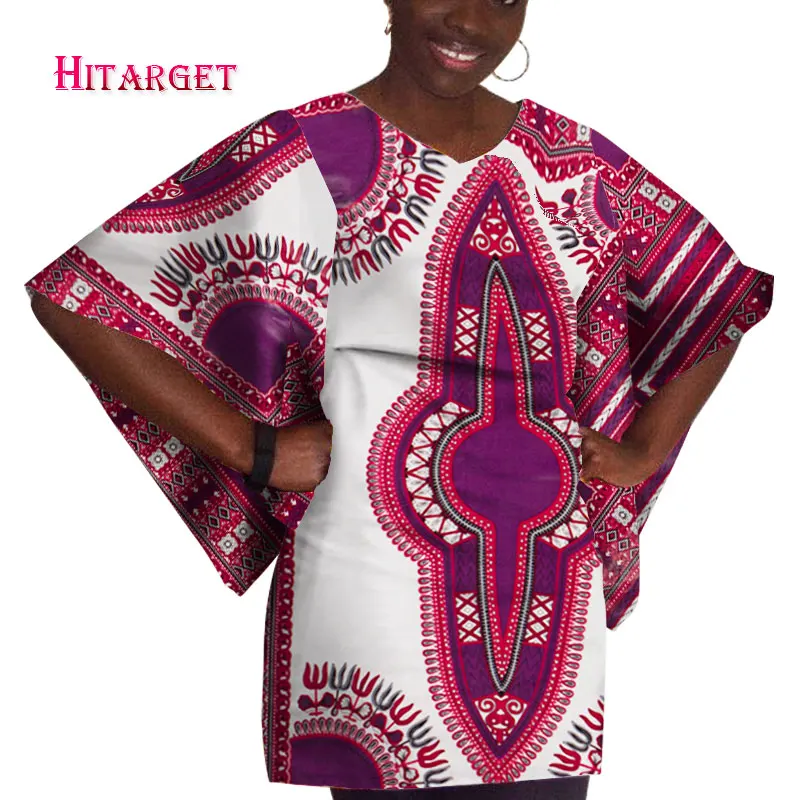 

2018Hitarget Fashion african dresses for women african clothing robe Clothing dashiki Loose dress bazin rich african tops WY792
