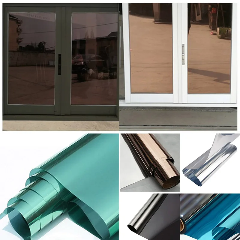 Thermal Insulation Film 30CM*2M PET One-way Glass Building Window Shading Sunscreen Solar Reflective Thermal Insulation