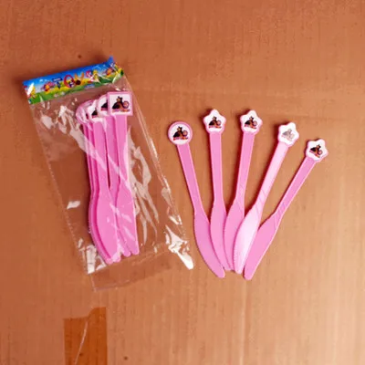 Knifes 10pcs July Forest прекрасный Ma sa& bear вечерние воздушные шары персонажа из мультфильма Маша Фольга воздушные шары на день рождения вечерние украшения детские игрушки - Цвет: Knifes 10pcs