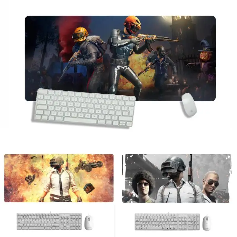 

PUBG офисная мышь, геймерский мягкий коврик для мыши X XL XXL, Нескользящая подушка толщиной 2 мм, LockEdge, аналог LE