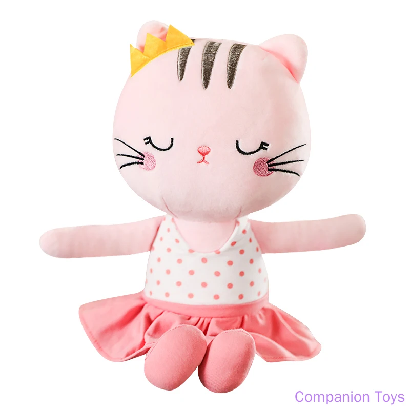 

35cm/13.7in Cute Cat Stuffed Doll SimulationCat Plush Toys Creative PersianCat Pillow Gifts for Children Kids