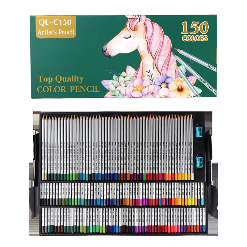 Деревянные цветные карандаши 150 цветов художественные принадлежности
