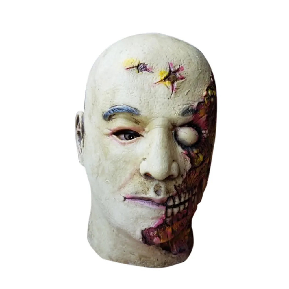 Маска на Хэллоуин 2019 Реалистичная Мода косплей страшная Костюм для взрослых