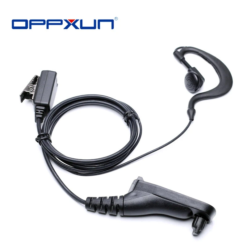 

Curve Hearphone Headset Mic for Motorola XIR P8268 P8260 P8200 APX4000 APX2000 APX6000 XPR6300 MTP6550 Walkie Talkie Ear Hook