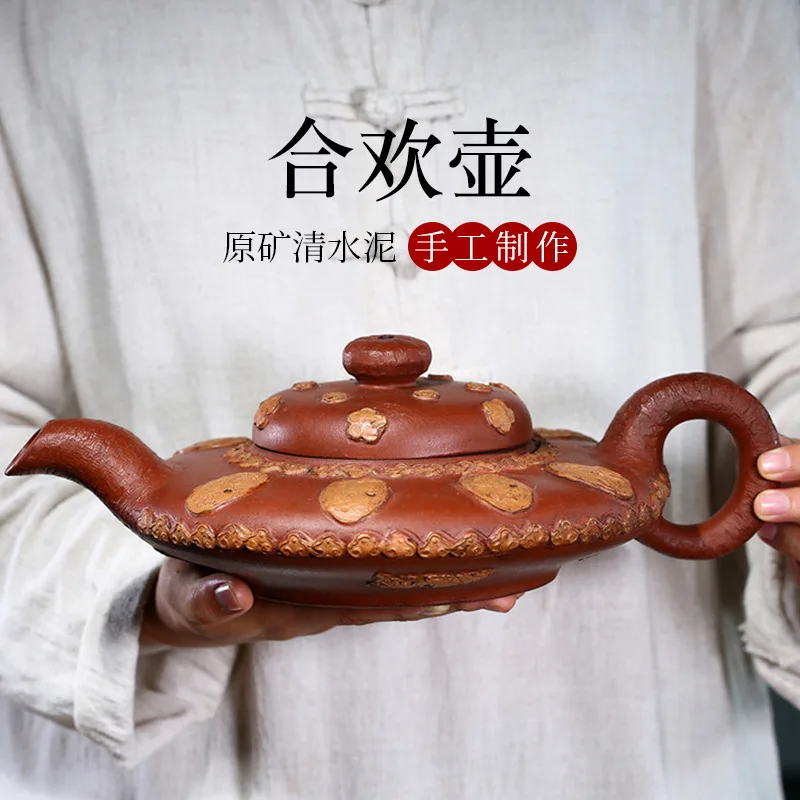 

★Yixing purple clay teapot imitates the old teapot with large capacity