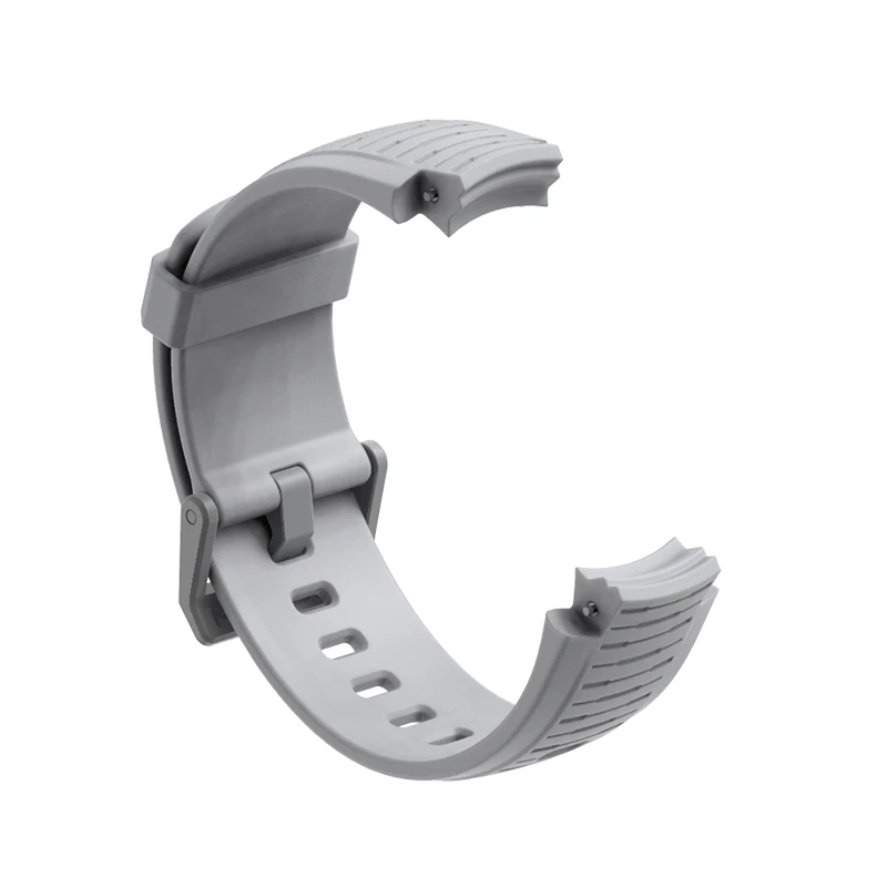 Rock-gray Силиконовый ремешок для Huami Amazfit Verge Lite ремешок умный ремешок для часов мягкий браслет для Xiaomi Amazfit Bip ремешок аксессуары - Цвет: Rock-gray