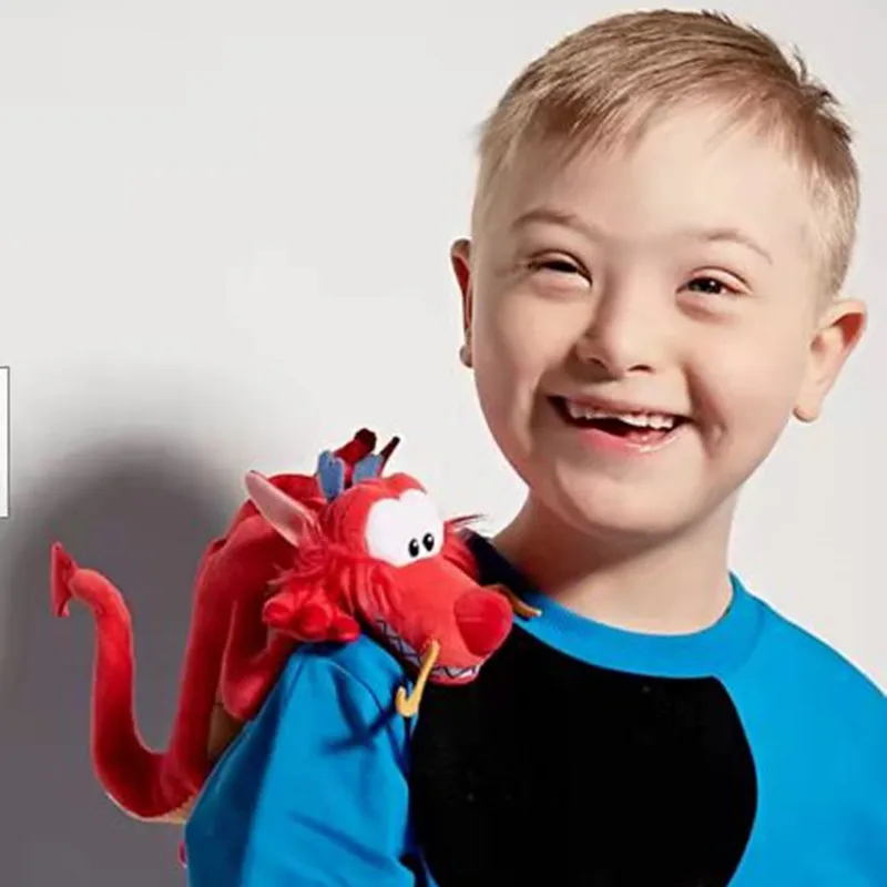 Оригинальные Мультяшные плюшевые куклы из мультфильма Мулан дракон 25 см |