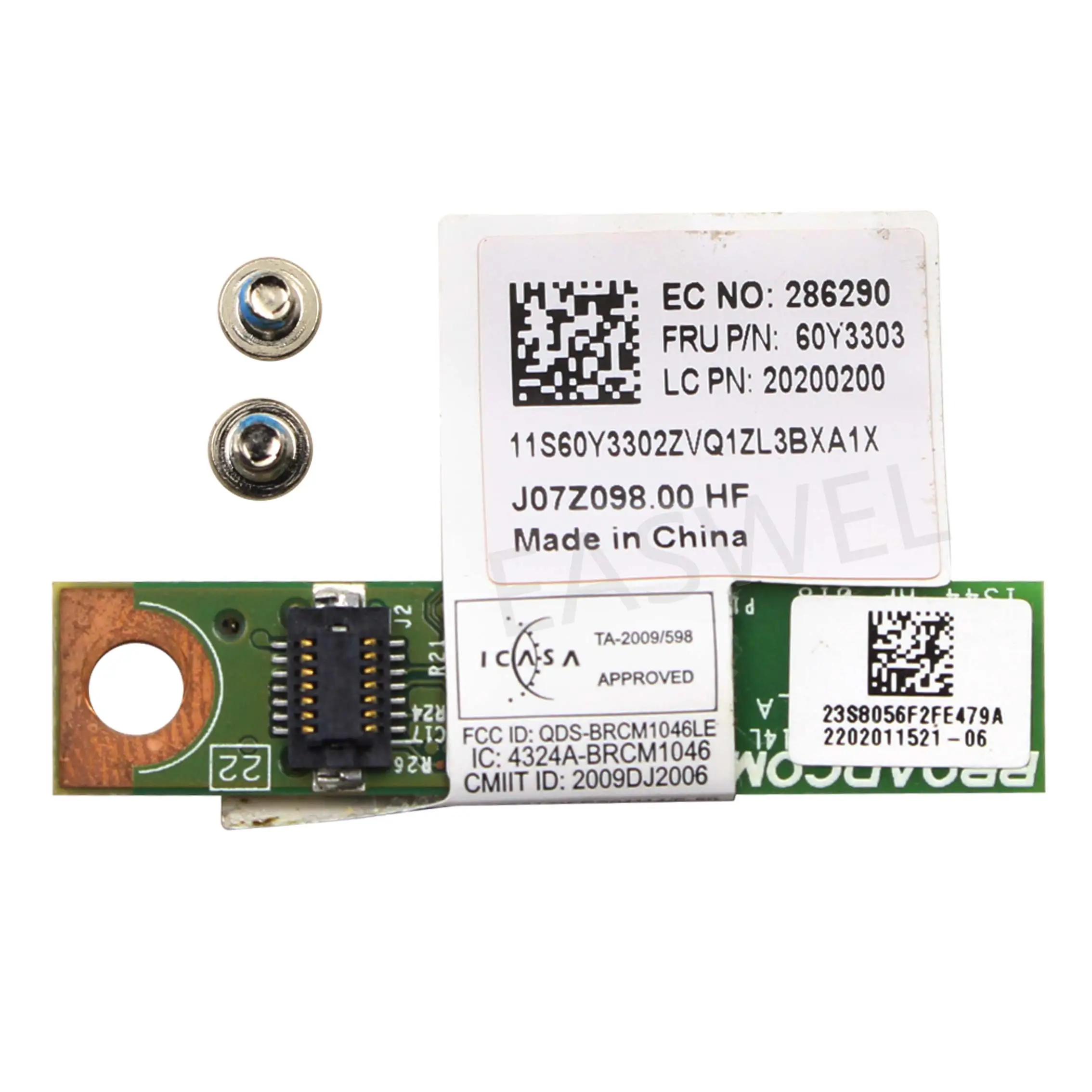 Модуль 60Y3303 для Lenovo ThinkPad T520 T530I W530 L430 E430 T430 Bluetooth 4 0|Адаптеры AC/DC| |