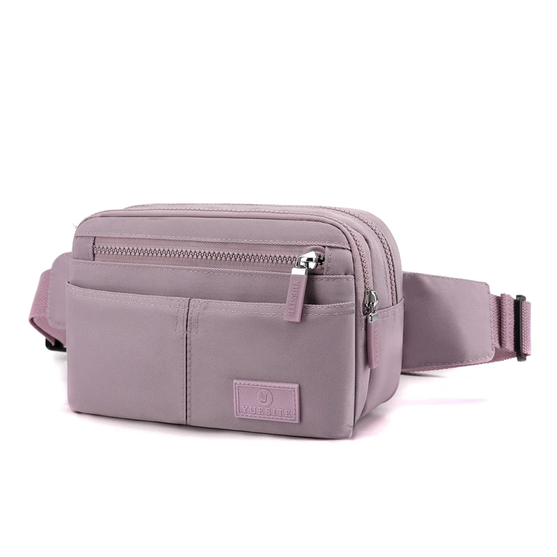 Women Waist Bag Female Wallet Purse Casual Phone Purse Belt Pouch Nylon Travel Motorcycle Fanny Pack Banana Bag Bolsa Cintura