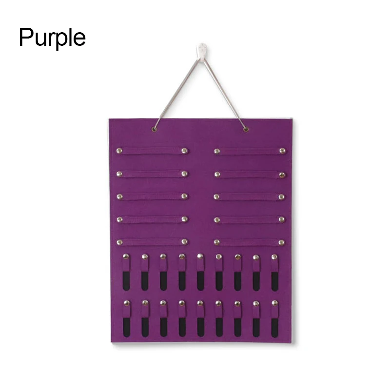 

Spot Hanging Jewelry Display Organizer Foldable Multi-Functional Wall Felt Jewelry Organizer QP2