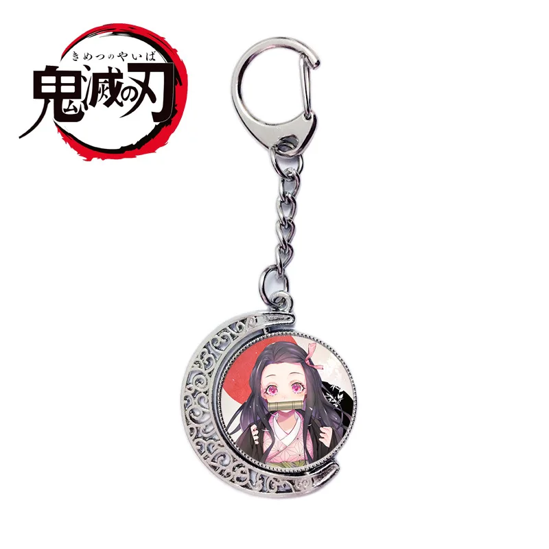 Аниме демон убийца акриловый брелок милый Brinco лезвие Призрак Kamado Tanjirou Косплей