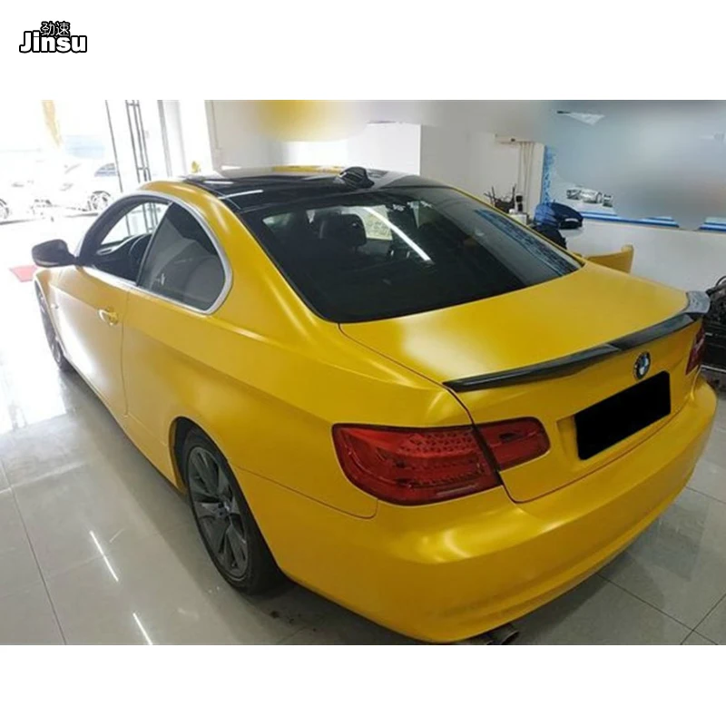 Для bmw 3 series coupe 320i 330i 335i 2006 2013 M4 style спойлер заднего багажника из углеродного