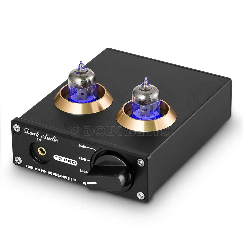 Douk аудио мини HiFi мм Phono сценический поворотный усилитель стерео аудио вакуумный прибор, предусилитель