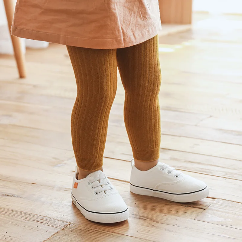 Leggings el&aacute;sticos para ni&ntilde;a, pantalones de punto para ni&ntilde;o peque&ntilde;o, Color rosa y amarillo, primavera y oto&ntilde;o, gran oferta, 2021-2