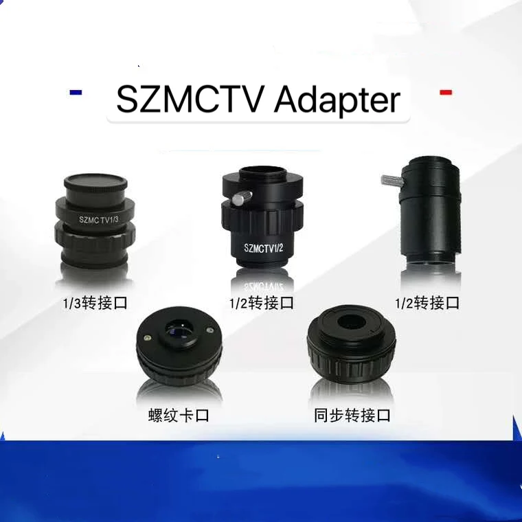 Адаптер для мультифокусного тринокулярного стереомикроскопа 1/2 x C-образное