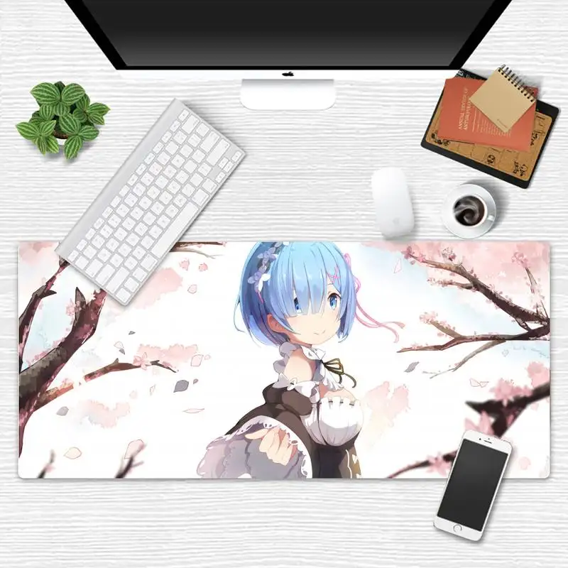 

Rem ReLife world zero Natural Rubber Gaming Desk Table Protect Game Office Work Mouse Mat pad X XL Non-slip Laptop Cushion