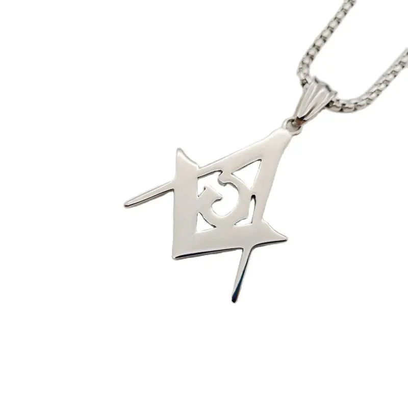 Новое ожерелье с подвеской из нержавеющей стали 316L золотого цвета Бесплатная