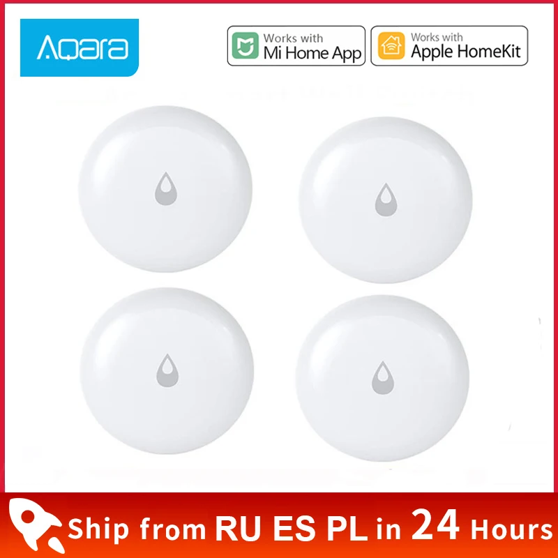 

Xiaomi Aqara IP67 Water Immersing Sensor Zigbee Flood Water Leak Sensor Detector Alarm Security Soaking Sensor With Gateway Hub