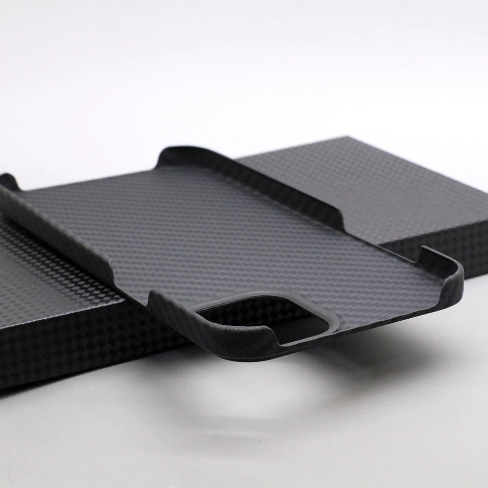

Pure Carbon Fiber Hard Case for iPhone 12 Pro Max Ultra-thin Anti-drop Carbon Fiber Phone Cover Cases for iPhone 12 Mini