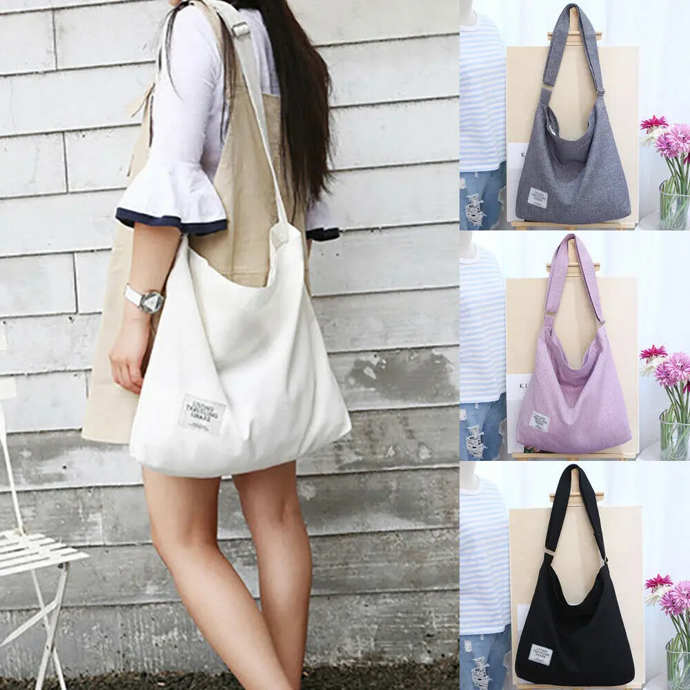 

Stylish Simple Ladies Handbag Large Capacity Shopper Bag Stylish Simple Womens Canvas Tote Bag Shoulder Bag New