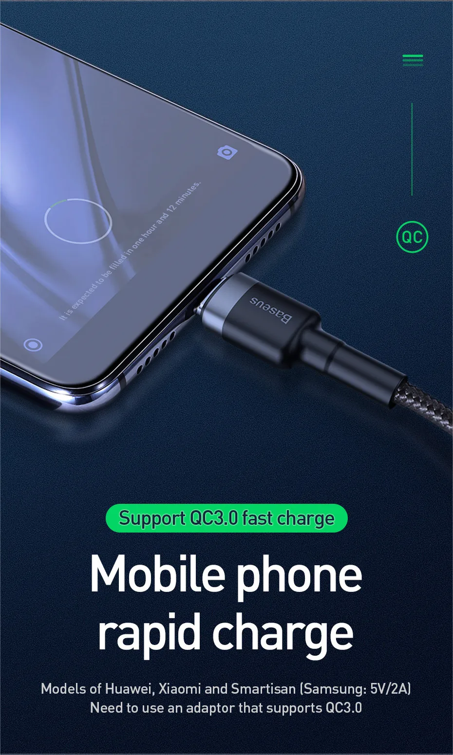Baseus 40 Вт Кабель usb type C для huawei P30 mate 20 30 Pro 5A Быстрая зарядка Quick Charge 3,0 type USB-C кабель для передачи данных