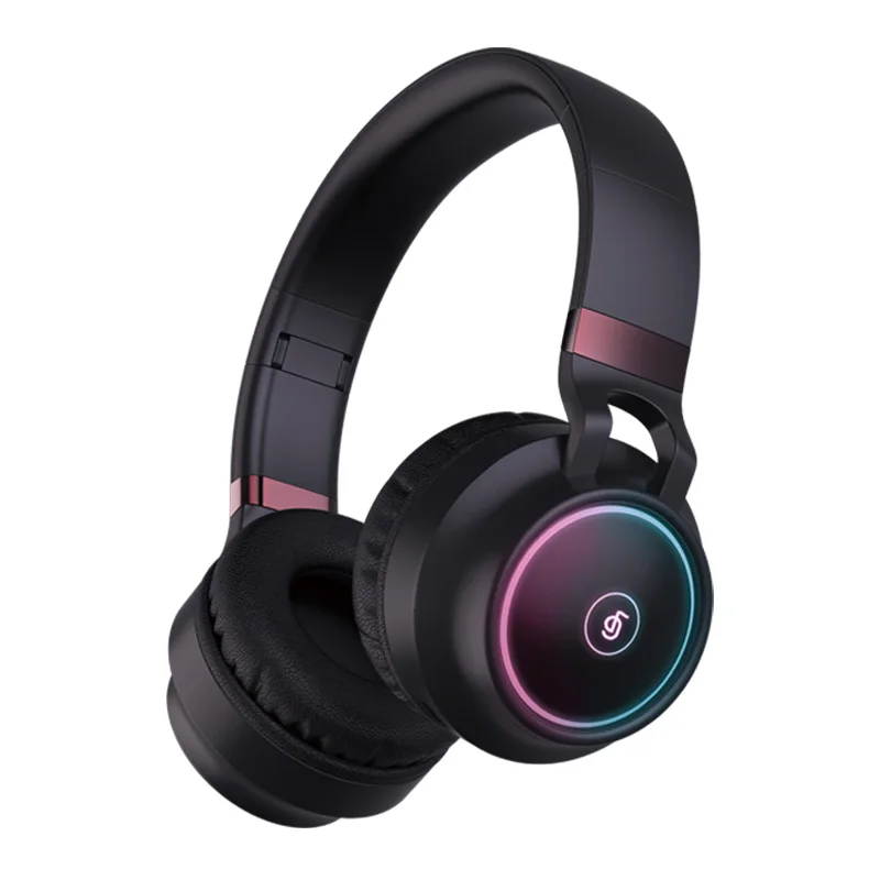 Новое поступление Красочный светодиодный Bluetooth 5 0 складные наушники