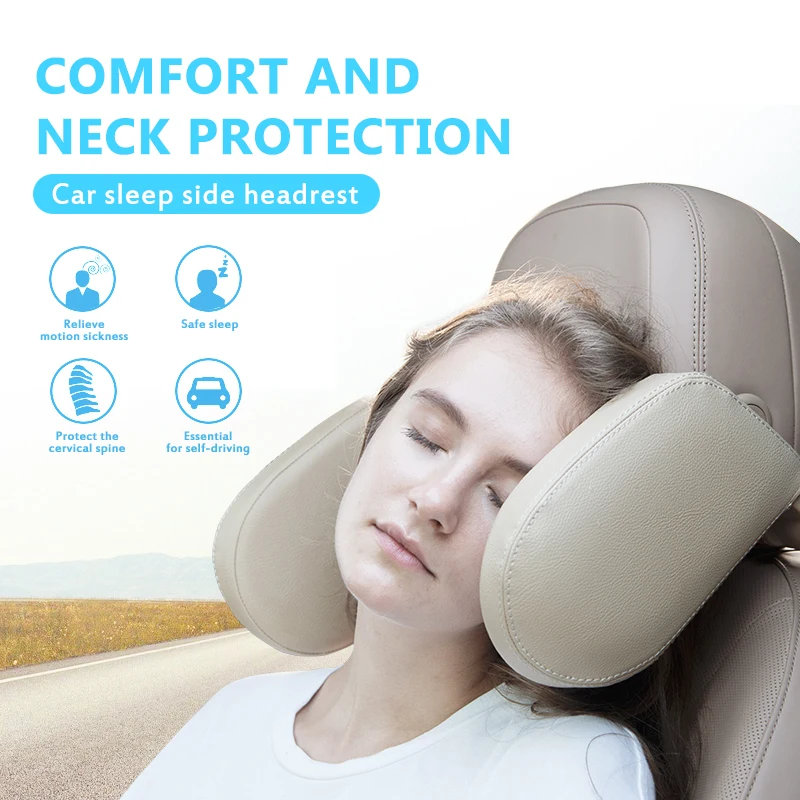

1PC Adjustable High-quality ABS Material Memory Neck Pillows Soft Slow Rebound Pillow Solid Neck Cervical For Home Outdoor Car