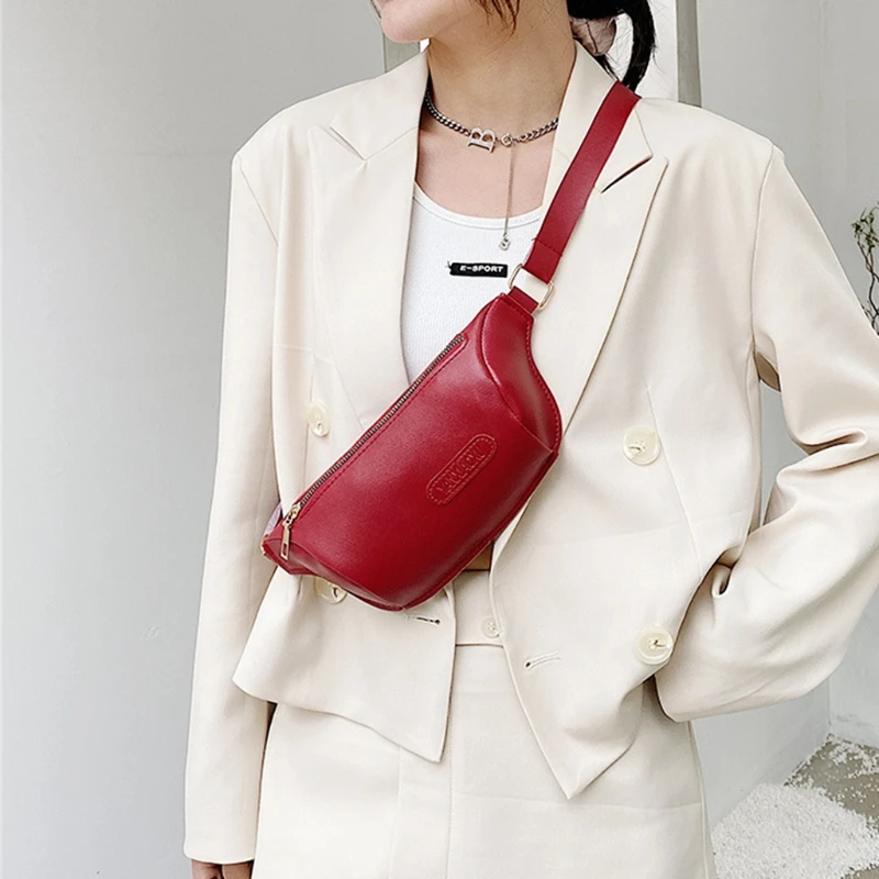 

Women Waist Bag Fanny Pack PU leather Lady Chest Bags Multifunction Mobile Coin Purse Fashion Travel Pouch