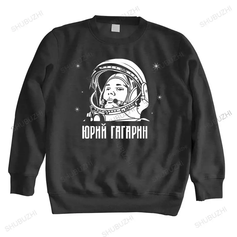 

Толстовка мужская с длинным рукавом, модная уличная одежда, Юрий Гагарин, известный советский космонат, русский Мужской Хлопковый Повседне...