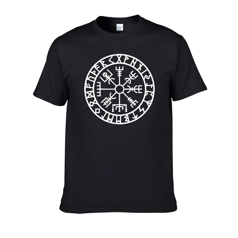 

Vikings Odin Warrior Legend Pure Cotton Tops Tee Novelty Men Short Sleeve Crewneck Tees Summer Cotton Mens T-Shirts