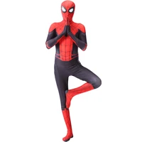 anime spider costume man kids adult fantasia mask zentai miles morales bluey cosplay suit costume