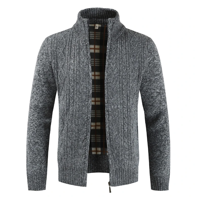 

Autumn Cardigan Men Sweaters Thick Warm Knitted Sweater Mens Jackets Coats Male Clothing Casual Knitwear J6T836