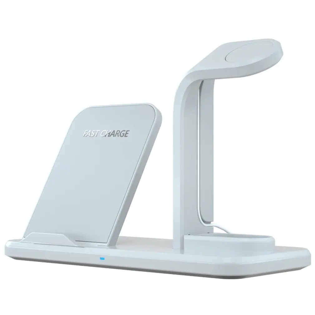 

15W 3 In 1 Qi Wireless Charger For Apple Watch SE 6 5 4 For IPhone For Samsung S20 S10E S9 Fast Charging Holder
