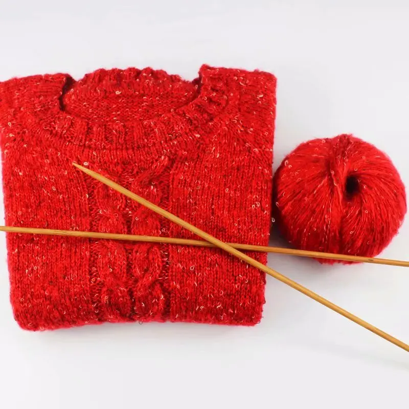 Мягкая шерстяная пряжа для вязания крючком 50 г|Пряжа| |