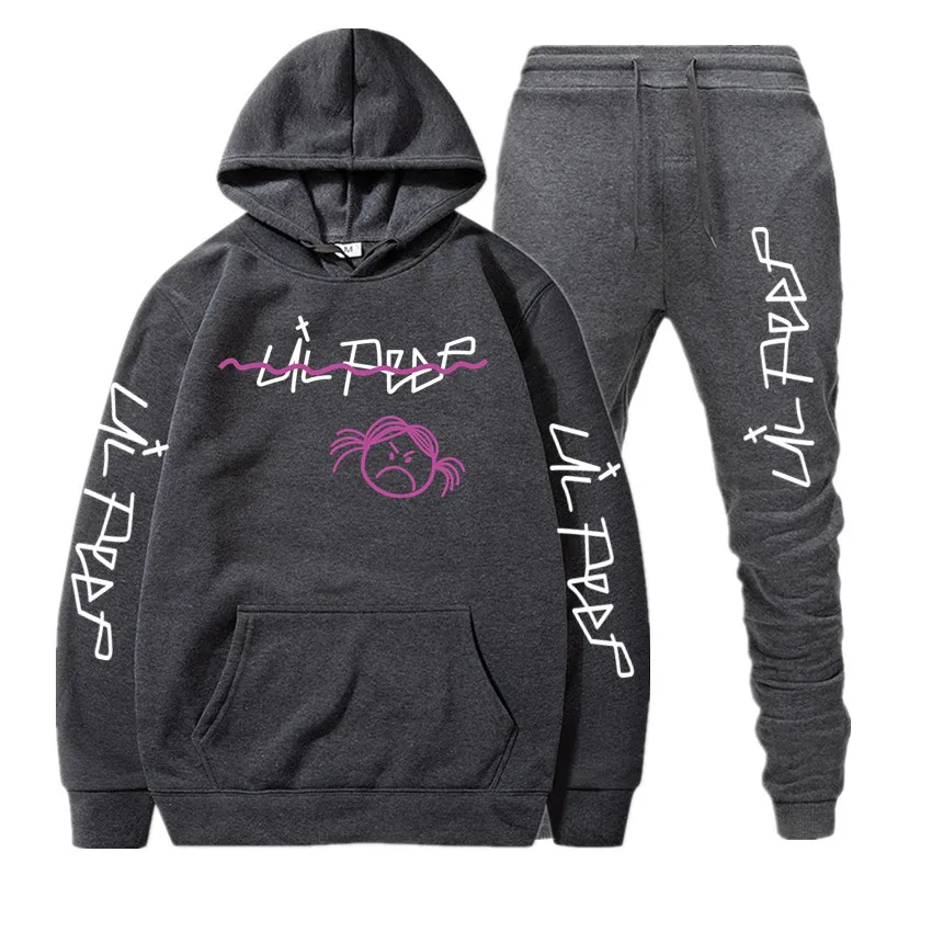 2018 осень/зима любовь lil. Открытый Хип Хоп Толстовки и спортивные штаны для мужчин